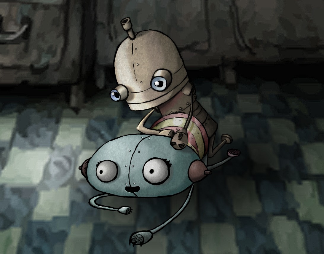 1boy 1girls doggy_style female female_penetrated josef machinarium male robot rule34 tagme