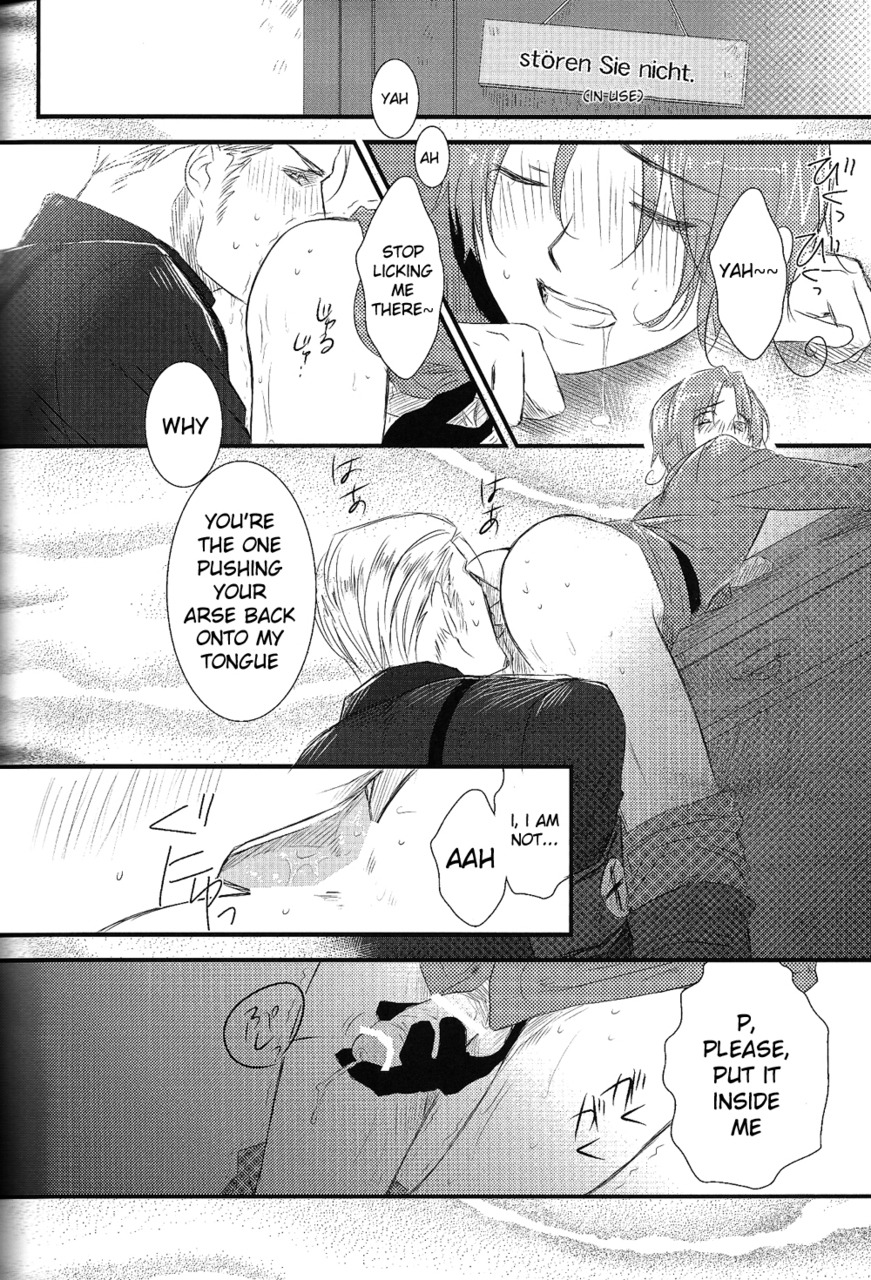2boys axis_powers_hetalia comic feliciano_vargas gay germany_(hetalia) italy_(hetalia) ludwig_weillschmidt male male_only monochrome multiple_boys multiple_males rule34 yaoi