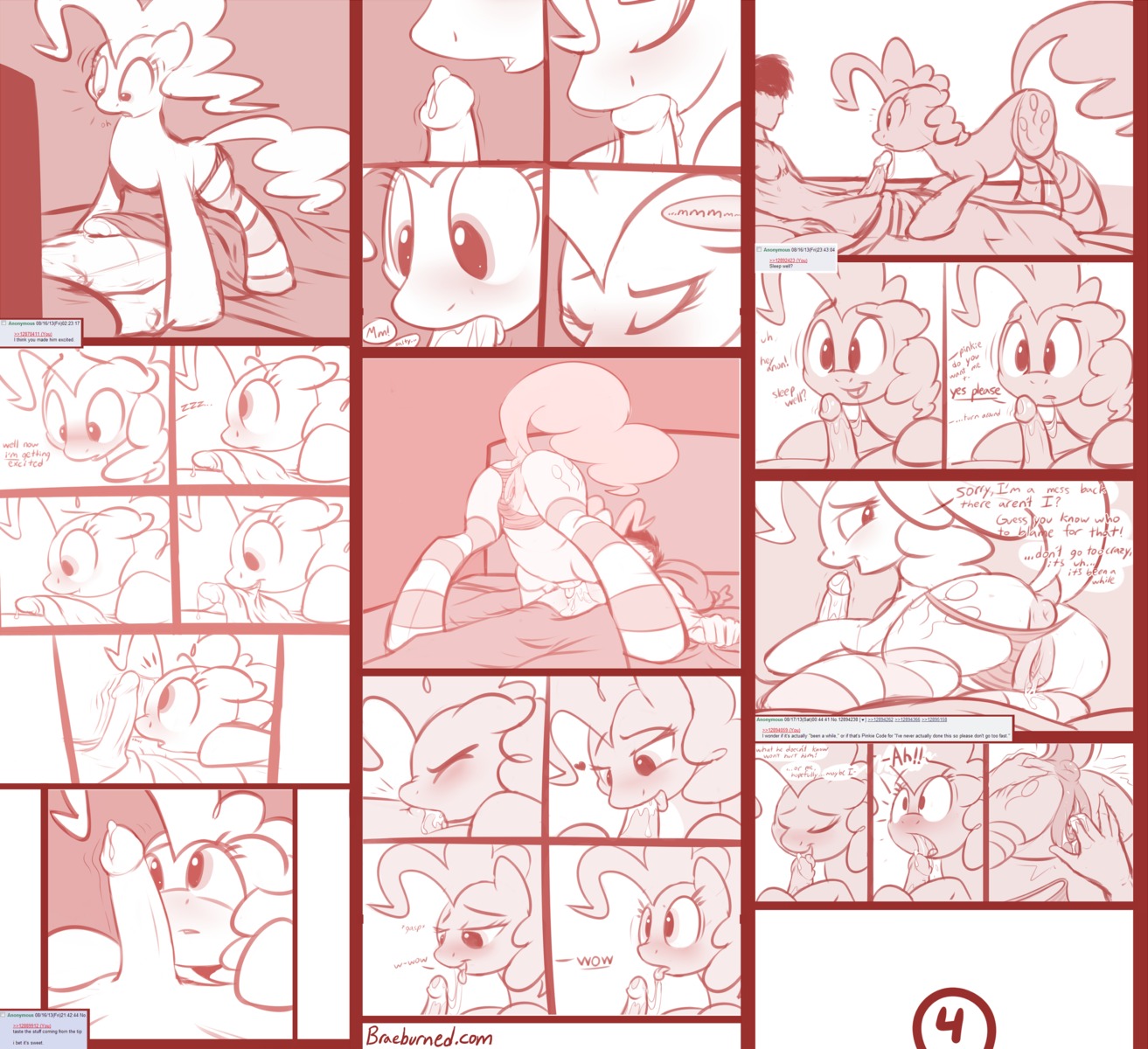 2013 absurd_res anus bed bestiality blush bodily_fluids braeburned butt clitoral_winking clitoris clothing clothing_aside comic cum cutie_mark dialogue digital_media_(artwork) duo e621 earth_pony english_text equid equine erection eyes_closed faceless_character faceless_male fellatio female female_on_human feral fingering footwear friendship_is_magic furniture genital_fluids genitals hasbro hi_res horse human human_on_feral in_heat interspecies legwear licking lying male male/female male_on_feral mammal monochrome multiple_scenes my_little_pony on_back oral oral_penetration panties panties_aside penetration penile penis penis_lick pinkie_pie_(mlp) pony sex sleeping socks spread_legs spreading stockings tail text tongue tongue_out underwear underwear_aside vaginal vaginal_fingering vaginal_fluids vulva