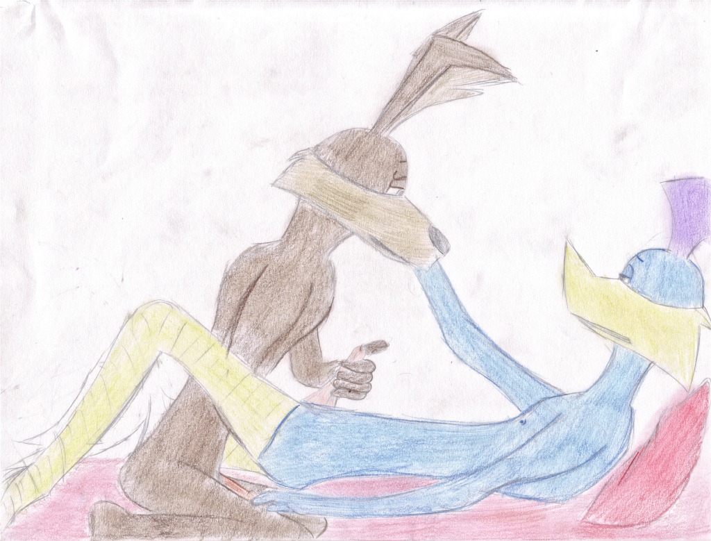 anthro loonatics_unleashed male male_only rev_runner rule34 soft_feathers tagme tech_e._coyote warner_brothers