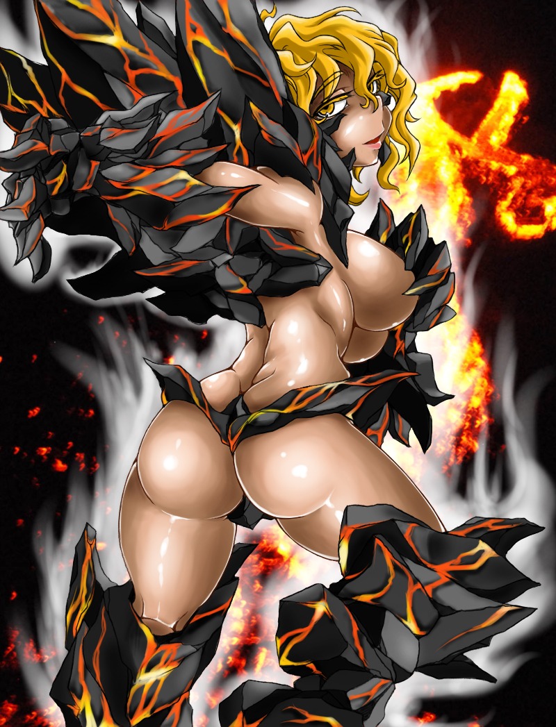 breasts female kimmundo league_of_legends malphite obsidian_malphite rule34 rule_63 tagme