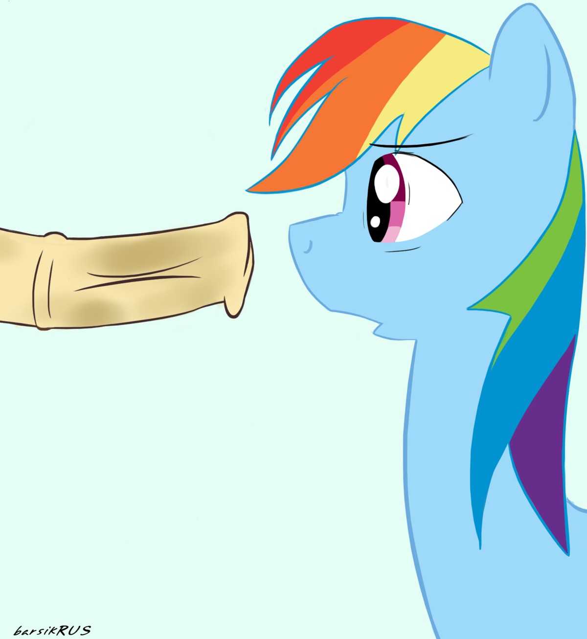 barsikrus equine female feral friendship_is_magic horse my_little_pony pegasus pony rainbow_dash_(mlp) rainbow_hair rule34 smooth_skin tagme