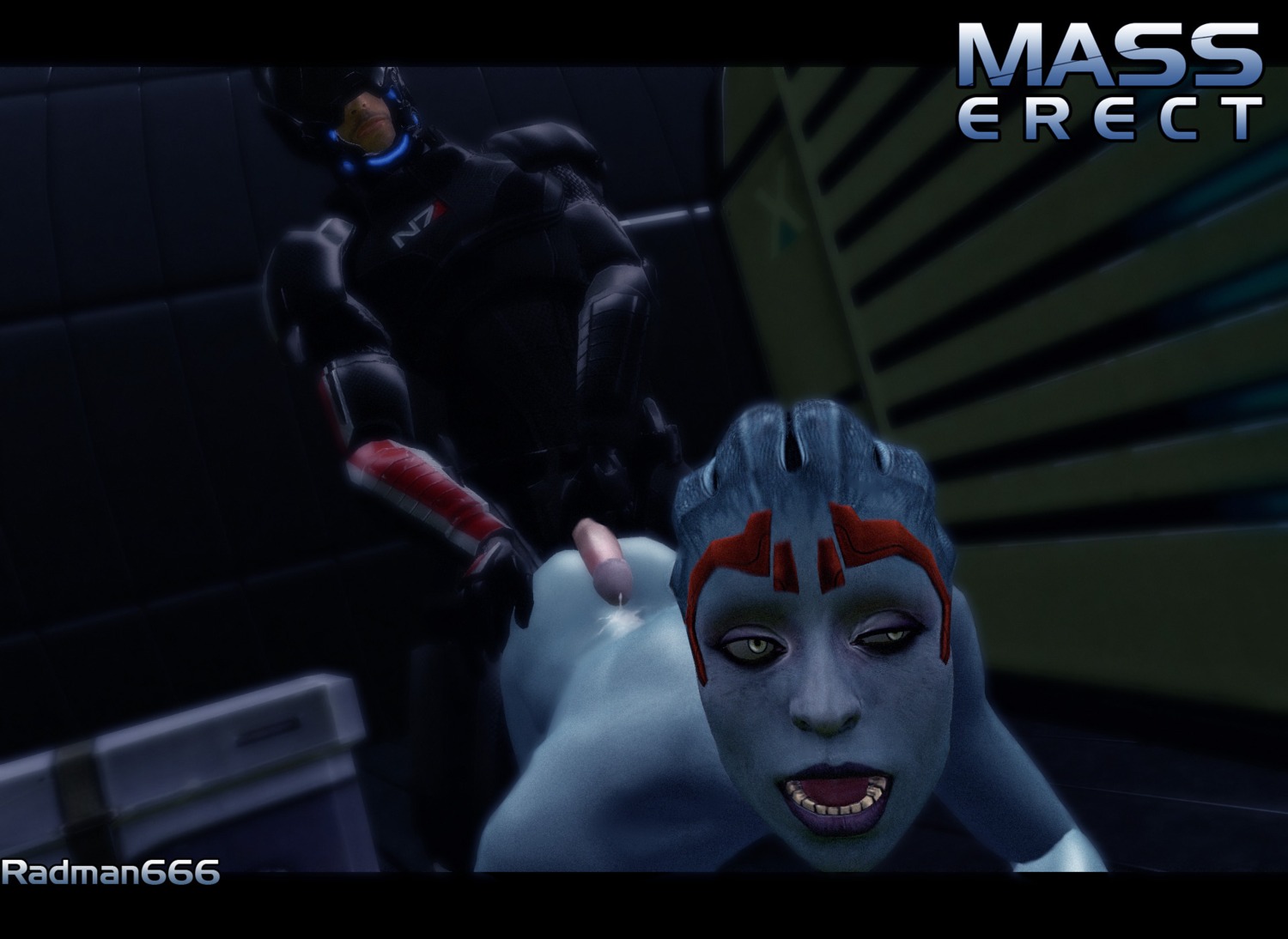 1boy 1girls 3d artist_request asari commander_shepard female garry's_mod male mass_effect radman666 rule34 samara sex straight