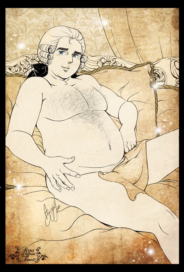 1boy belly_button blue_eyes covered_crotch crotch_covered history looking_at_viewer louis_xvi male male_focus male_only naked naked_male no_nipples nude nude_male real_person red_passion rule34 smile solo solo_focus solo_male tagme