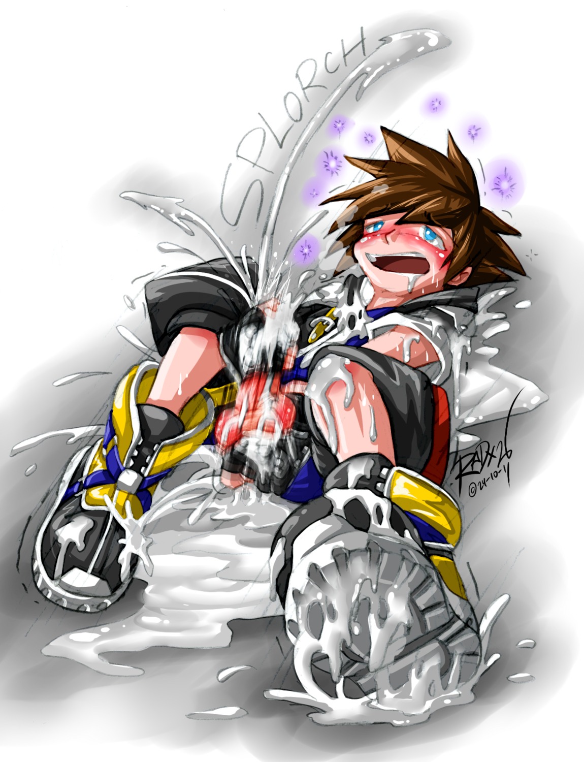 human kingdom_hearts male male_only rule34 solo solo_male sora sora_(kingdom_hearts) tagme