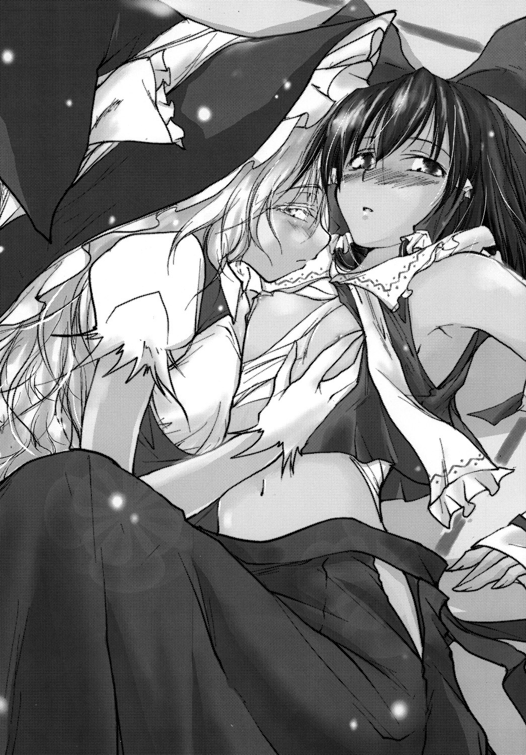 female marisa_kirisame reimu_hakurei rule34 tagme touhou