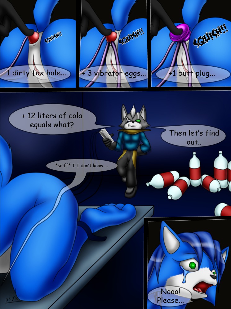 anthro canine comic female fox fur furry krystal male nintendo rule34 star_fox wolf wolf_o'donnell