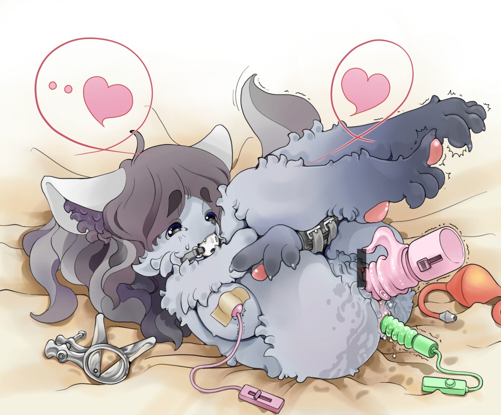 anal anal_masturbation anal_penetration anthro ball_gag bdsm breasts censored cuff_(restraint) dildo e621 female fr fur gag gagged genitals grey_body grey_fur heart_symbol masturbation object_in_ass penetration restraints sex_toy sex_toy_in_ass sex_toy_in_vagina sex_toy_insertion solo speculum submissive submissive_female toying_self vaginal vaginal_masturbation vaginal_penetration vulva white_ball_gag wrist_cuffs