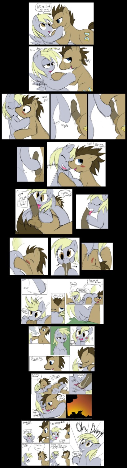2012 69_position absurd_res animal_genitalia animal_penis blonde_hair blush bodily_fluids brown_hair comic cum cutie_mark derpy_hooves_(mlp) dialogue doctor_whooves_(mlp) duo e621 earth_pony english_text equid equine equine_genitalia equine_penis erection eye_contact feathered_wings feathers fellatio female female_penetrated feral friendship_is_magic from_front_position genital_fluids genitals grey_body grey_feathers haiku_oezu hair hasbro hi_res horse kissing licking looking_at_another love lying male male/female male_penetrating male_penetrating_female mammal missionary_position my_little_pony mythological_creature mythological_equine mythology nude on_back oral oral_penetration pegasus penetration penile penile_penetration penis penis_in_vagina penis_lick pony sex talking_feral text tongue tongue_out vaginal vaginal_penetration vulva wings