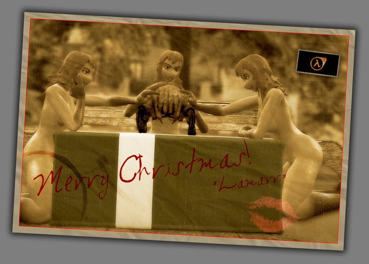 3d 3girls christmas completely_naked completely_nude female female_headcrab garry's_mod half-life_(series) half-life_2 headcrab lamarr meddy_(artist) multiple_females multiple_girls nude nude_female rule34 tagme
