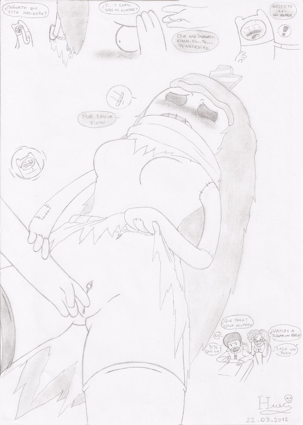 adventure_time female finn_the_human hueci raggedy_princess rule34 tagme