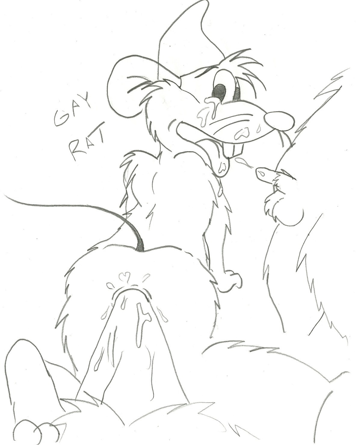 cinderella_(1950_film) disney furry gay gay_rat jaq_(cinderella) male male_only monochrome penis rule34 tagme yaoi