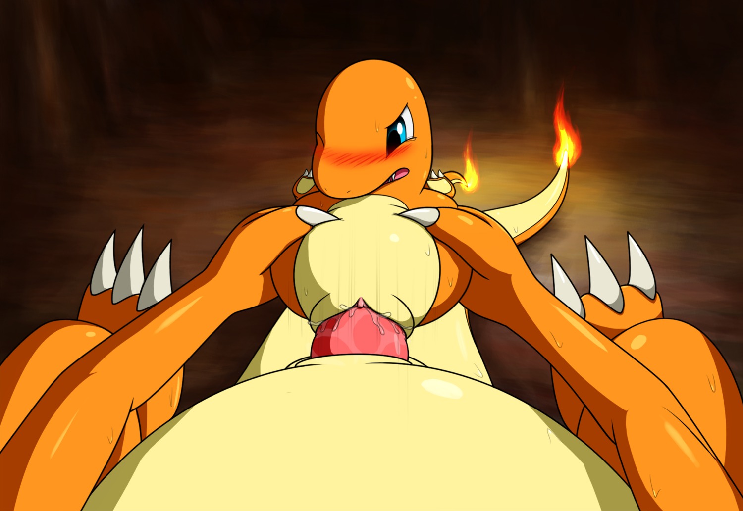 3_toes age_difference bald balls barefoot black_eyes blush bodily_fluids charizard charmander claws cum cum_in_vagina cum_inside dancingchar den dominant dragon duo e621 erection feet female female_penetrated feral fire first_person_view flaming_tail fleshlight_position fold generation_1_pokemon genital_fluids genitals glistening grasp hi_res huge_penetration larger_dom larger_male level_difference lizard looking_down male male/female male_penetrating male_penetrating_female mythological_creature mythological_scalie mythology nintendo nude one_eye_closed open_mouth orange_body orange_skin orgasm penetration penile penile_penetration penis penis_in_vagina pink_body pink_penis pink_skin pokemon pokemon_(species) reptile scalie sex shadow sharp_teeth sitting size_difference slightly_chubby smaller_female smaller_penetrated sweat tail tan_body tan_skin teal_eyes tears teeth toe_claws toes tongue vaginal vaginal_penetration vulva young young_feral