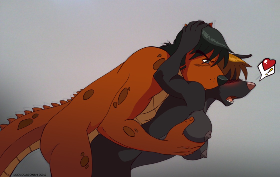 2012 anthro black_body black_fur black_hair black_nose blush breast_grab breasts butt canid canine croc_(crocdragon89) crocdragon89 des dragon duo e621 exclamation_point eyes_closed female female_penetrated from_behind_position fur grey_background hair hand_on_breast heart_symbol hybrid interspecies jason_takayama male male/female male_penetrating male_penetrating_female mammal moan mythological_creature mythological_scalie mythology nude open_mouth orange_body orange_scales penetration pink_nose romantic romantic_couple scales scalie sex sharp_teeth simple_background speech_bubble tail teeth tongue