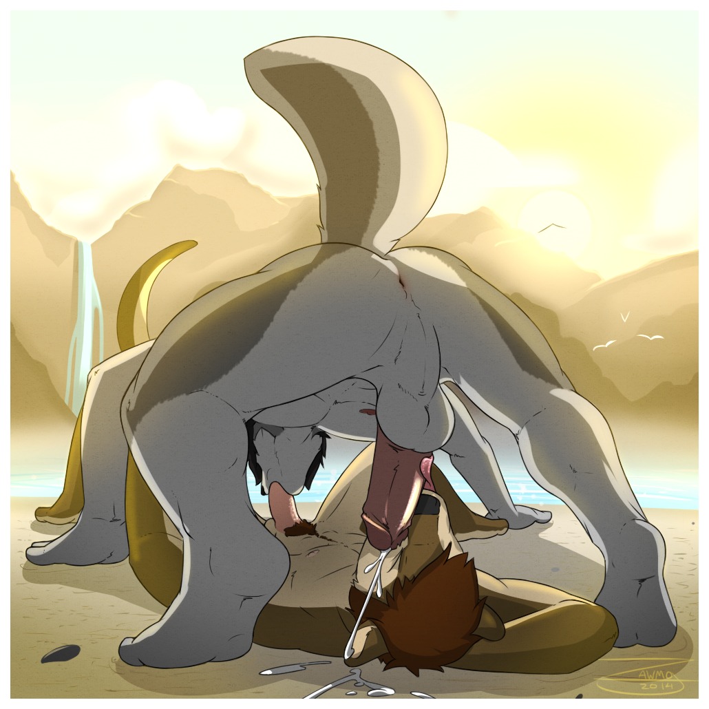 1:1 2014 69_position all_fours anthro anus backsack balls bodily_fluids border butt canid canine canis cum cum_on_face cum_on_ground domestic_dog duo e621 erection fellatio fur genital_fluids genitals granitemcgee husky interspecies lake licking lying male male/male male_penetrated male_penetrating male_penetrating_male mammal mustelid nipples nordic_sled_dog nude oral oral_penetration orgasm otter outside paws penetration penile penis penis_lick perineum perspective sex spitz tongue tongue_out white_border