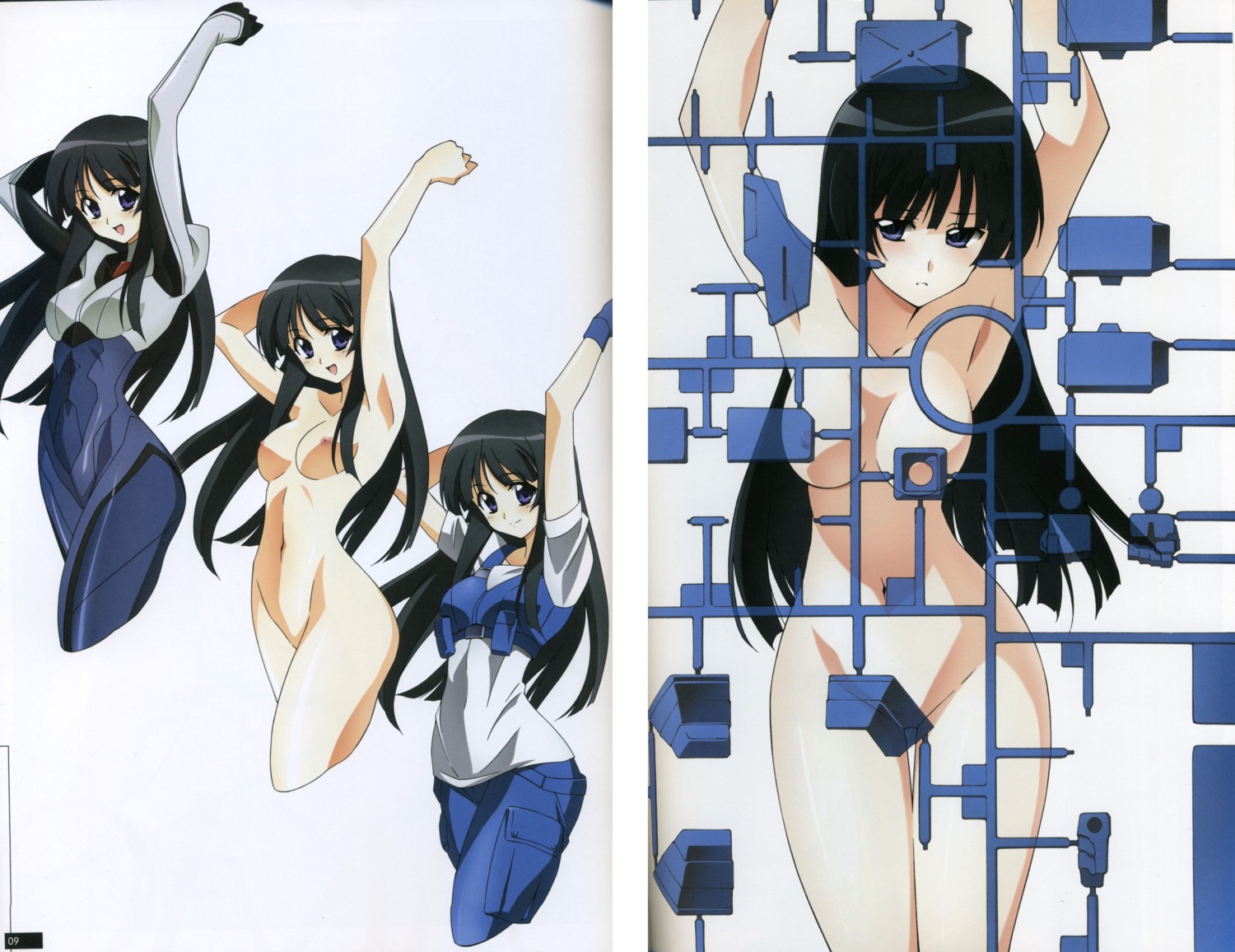 binding_discoloration female jinki jinki_extend nipples nude rule34 screening tsuzaki_aoba tunasima_sirou