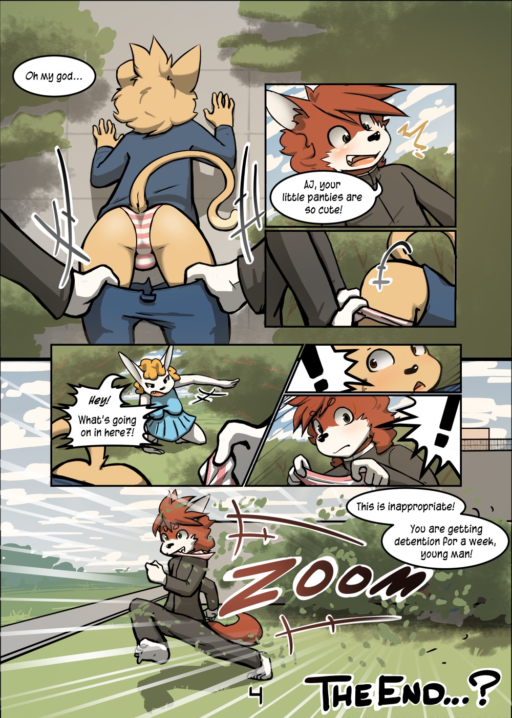 adolescent adolescent_on_child aj_(ajisthebest) akita anthro assisted_exposure balls_in_underwear barefoot bottomwear bottomwear_down bulge butt canid canine canis caught_in_the_act child clothed clothed_anthro clothed_female clothed_male clothing comic dialogue digital_media_(artwork) domestic_cat domestic_dog duo_focus e621 english_text exclamation_point fangs feet felid feline felis female fully_clothed fully_clothed_anthro fully_clothed_female fully_clothed_male group hair harmarist hi_res hybrid interspecies kaoru_(kitaness) male male/male mammal multiple_scenes nude panties panties_bulge panties_in_mouth pattern_bottomwear pattern_clothing pattern_panties pattern_underwear penis_in_panties pink_clothing pink_panties pink_underwear presenting presenting_hindquarters public raised_tail spitz striped_bottomwear striped_clothing striped_panties striped_underwear stripes tail teeth text underwear undressing_another white_clothing white_panties white_underwear young young_anthro