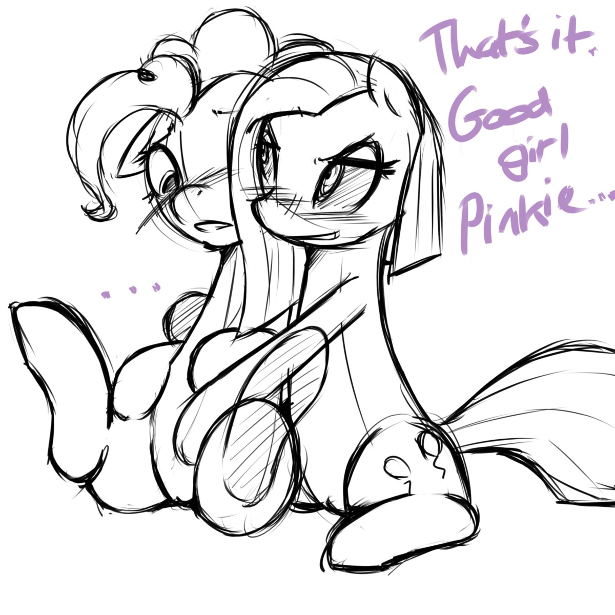 earth_pony equine female female_only feral florecentmoo friendship_is_magic horse multiple_females my_little_pony pinkie_pie_(mlp) pony rule34 selfcest straight_hair yuri