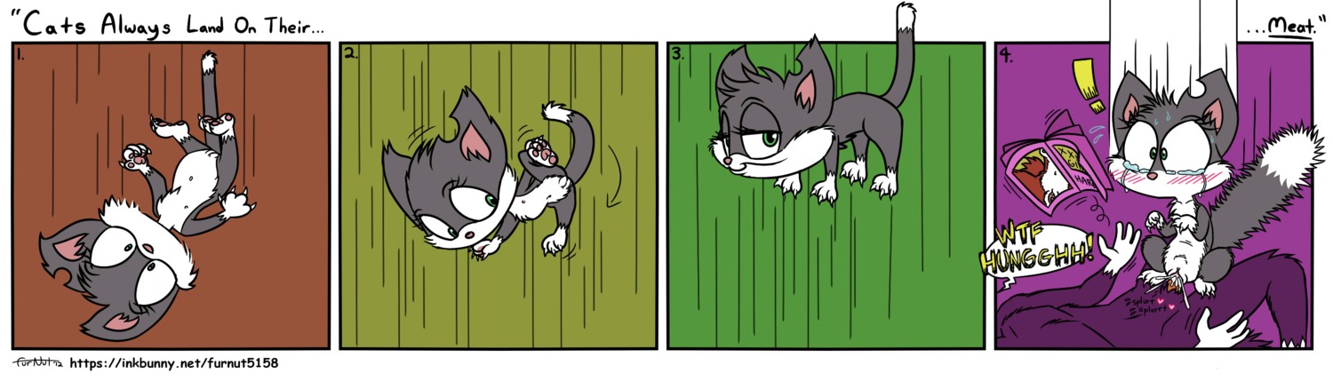 2012 accidental_penetration accidental_sex animaniacs anthro anthro_on_anthro anthro_penetrated anthro_penetrating anthro_penetrating_anthro bestiality big_head blush bodily_fluids book chibi claws cockjumping comic cowgirl_position crying cum cum_in_vagina cum_inside domestic_cat duo e621 english_text erection exclamation_point falling falling_penetration felid feline felis female female_on_anthro female_on_top female_penetrated feral feral_penetrated from_front_position furnut genital_fluids genitals green_eyes heart_symbol hi_res humor larger_male magazine male male/female male_on_bottom male_on_feral male_penetrating male_penetrating_female mammal nipples nude on_bottom on_top orgasm penetration penile penile_penetration penis penis_in_vagina pink_nose puffed_tail quadruped reading rita_(animaniacs) semi-anthro sex size_difference smaller_female smaller_penetrated straddling surprise_sex surprised tail tears text toony url vaginal vaginal_penetration vulva warner_brothers