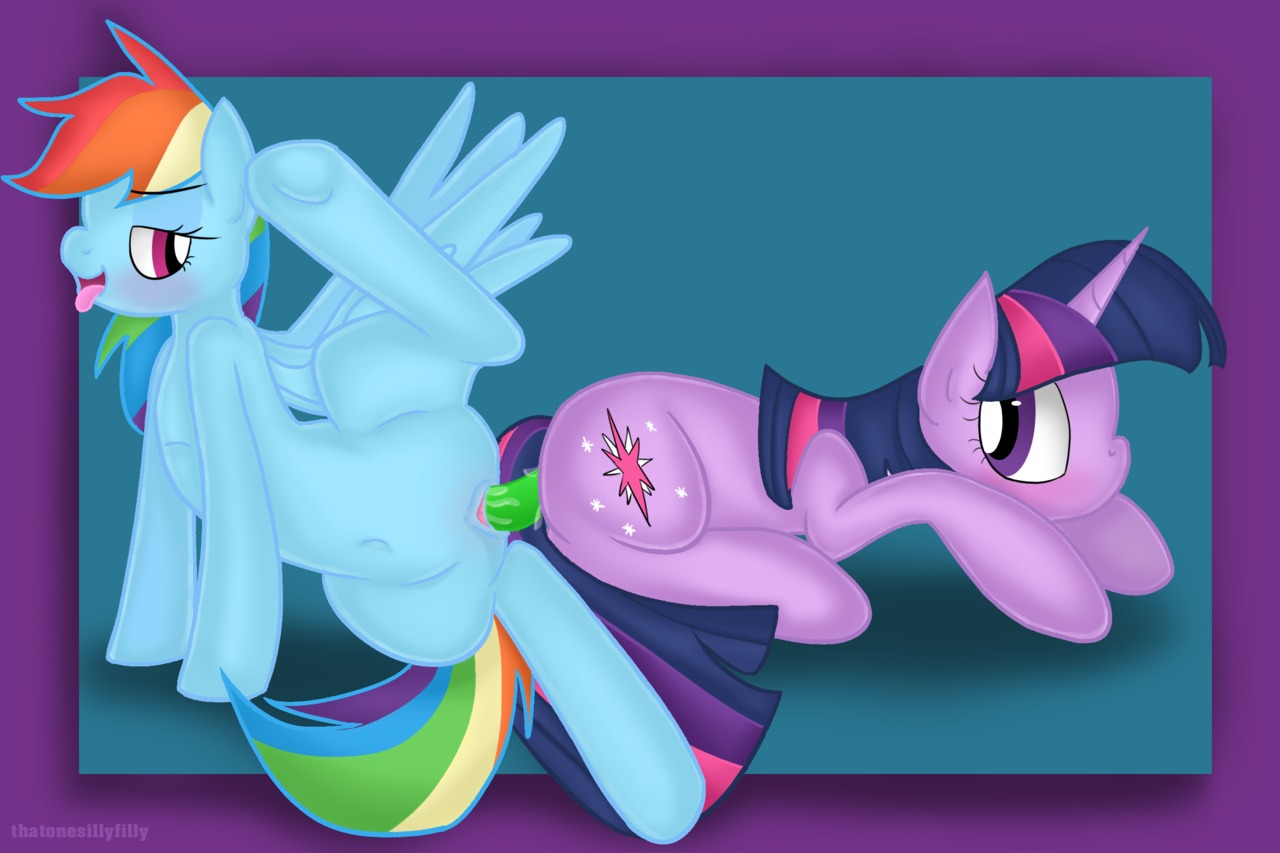 blue_body blue_feathers blue_fur blush bodily_fluids dildo double_dildo duo e621 equid equine feathered_wings feathers female female/female feral friendship_is_magic fur genital_fluids genitals hair half-closed_eyes hasbro hooves horn looking_back mammal multicolored_hair multicolored_tail my_little_pony mythological_creature mythological_equine mythology narrowed_eyes navel pegasus penetration purple_hair rainbow_dash_(mlp) rainbow_hair rainbow_tail raised_leg sex_toy spread_legs spreading tail thatonesillyfilly tongue tongue_out twilight_sparkle_(mlp) two_tone_hair underhoof unicorn vaginal vaginal_fluids vulva wing_boner wings