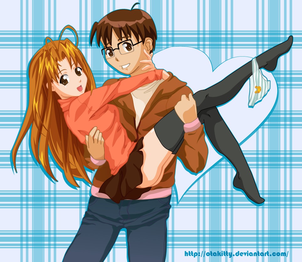 female keitaro_urashima love_hina naru_narusegawa otakitty rule34 tagme