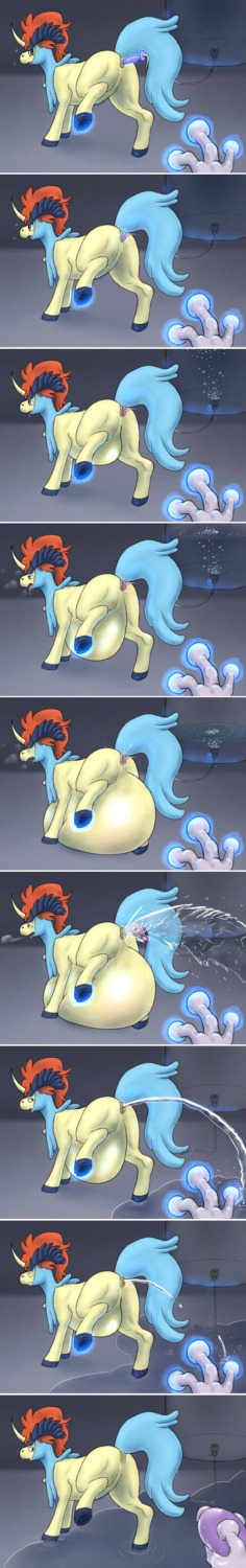 2014 absurd_res ambiguous_gender anal anal_penetration anthro anus anus_only bdsm butt buttplug duo e621 enema equid equine felid feral generation_1_pokemon generation_5_pokemon hi_res horn inflation keldeo keldeo_(ordinary_form) legendary_pokemon liquid_inflation long_image mammal mewtwo monsterblender mythological_creature mythological_equine mythology nintendo nullo open_mouth penetration plug_(sex_toy) pokemon pokemon_(species) puffy_anus sex_toy solo_focus tall_image tongue tongue_out unicorn water water_enema water_inflation
