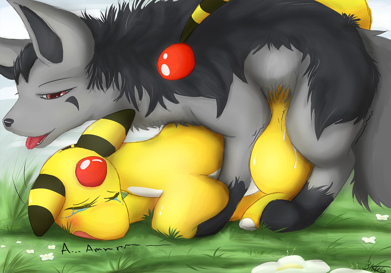 ampharos blackfury female male mightyena nintendo pok&eacute;mon_(species) pokemon pokemon_(species) pokemon_gsc pokemon_rse rule34
