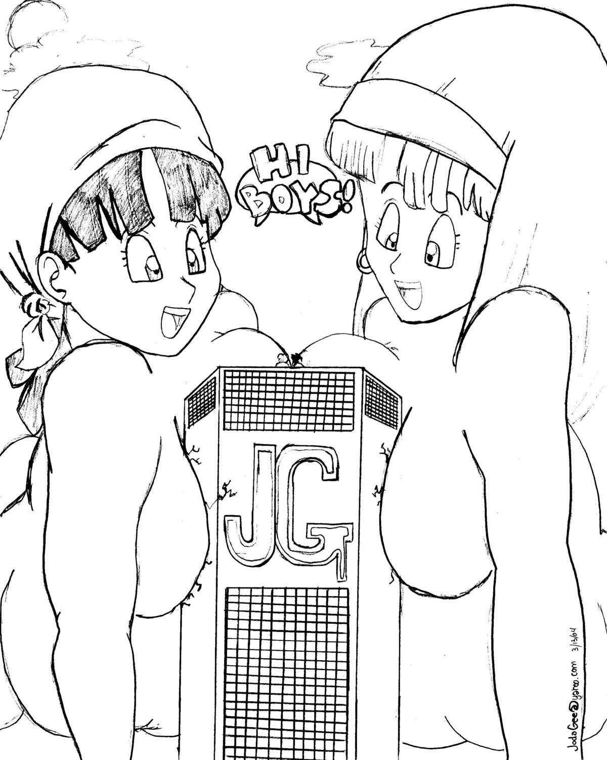 2boys 2girls aged_up between_breasts bra_(dragon_ball) bra_briefs breasts brother_and_sister busty dragon_ball dragon_ball_gt female giantess hoop_earrings jodagee male object_between_breasts pan_(dragon_ball) rule34 smile son_goten straight_hair trunks_briefs uncle_and_niece voluptuous