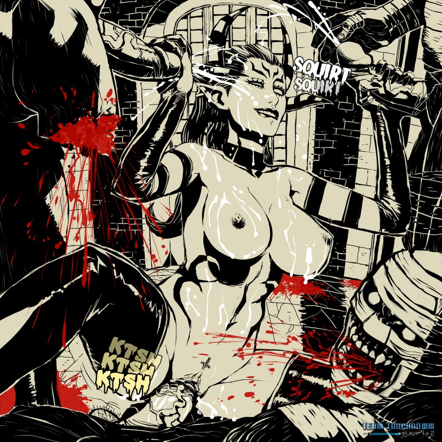 blood dismembered elise_(madworld) female gore guro madworld rule34 sega tagme team_touchdown