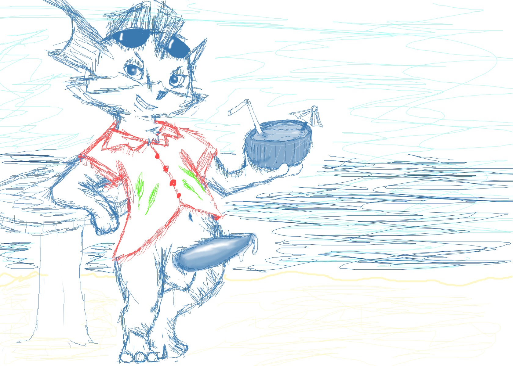 anthro bottomless clothed clothing digital_drawing_(artwork) digital_media_(artwork) e621 emenius erection genitals hi_res league_of_legends male penis riot_games rumble_(lol) solo tencent unknown_species yordle