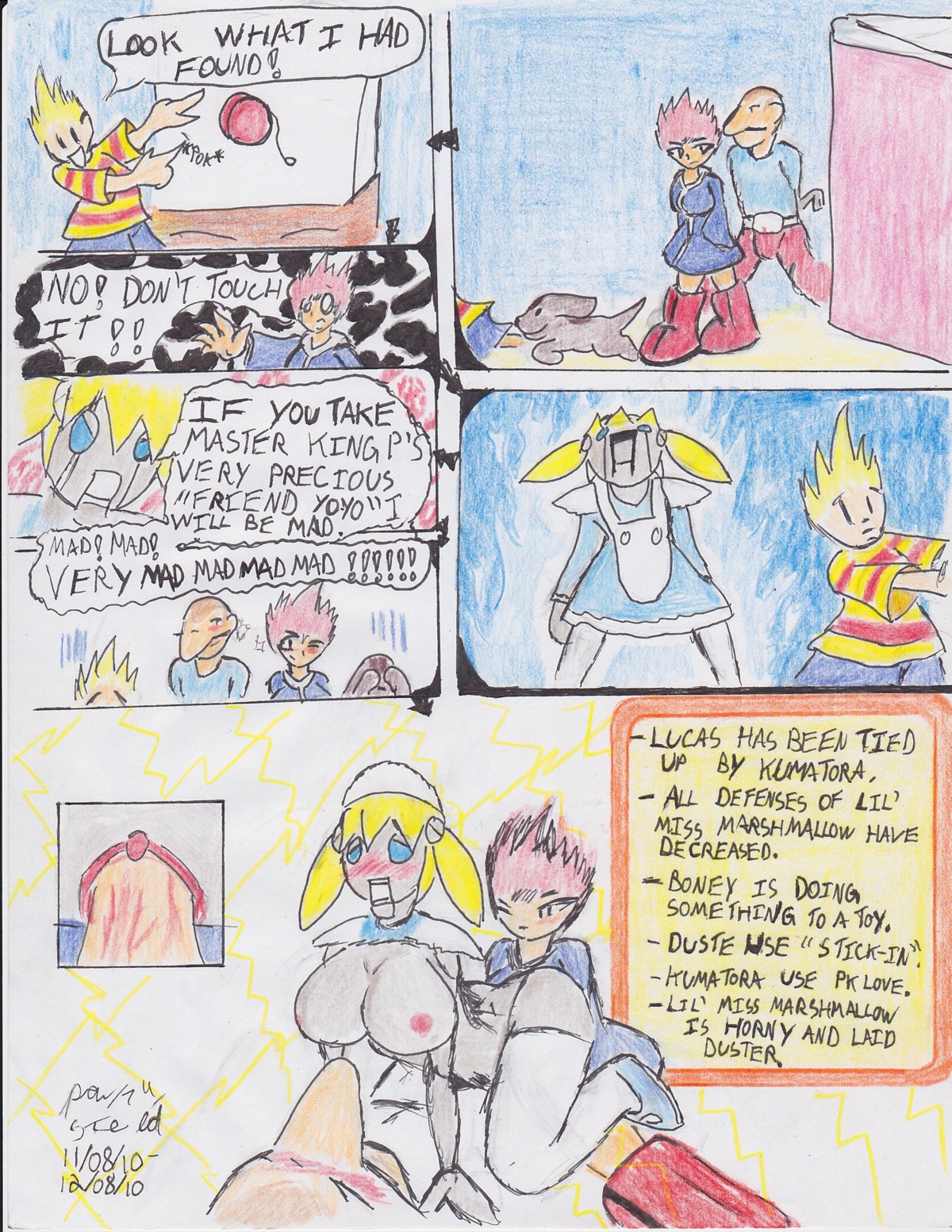 boney duster_(mother_3) earthbound female futa_on_female futanari intersex kumatora li'l_miss_marshmallow lucas_(mother_3) mother_(series) mother_3 rule34 streled