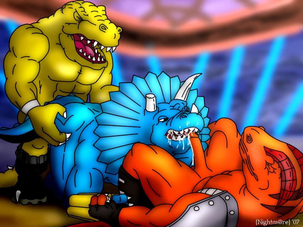 00s 2007 anthro dated dream_and_nightmare extreme_dinosaurs furry male male_only ridge_(extreme_dinosaurs) rule34 spike_(extreme_dinosaurs) t-bone_(extreme_dinosaurs) tagme