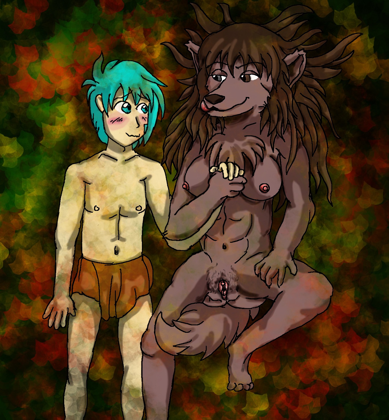 anthro breasts female human interspecies jiggawhat male natani nude pussy rule34 straight tagme topless trace_legacy twokinds webcomic