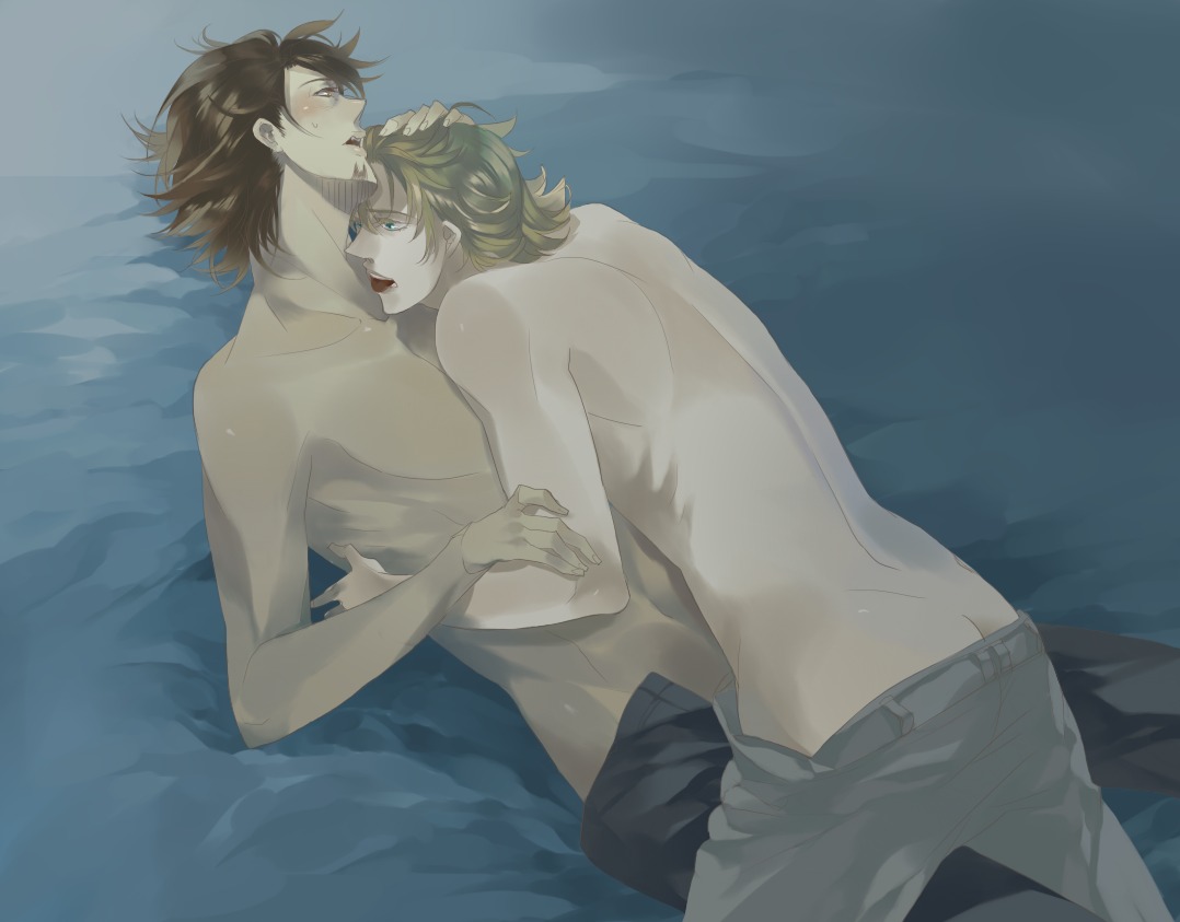 2boys barnaby_brooks_jr. gay kotetsu_t._kaburagi male male_only rule34 tagme tiger_and_bunny wild_tiger yaoi