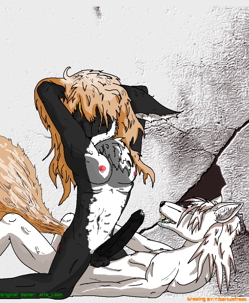 anal anal_penetration anthro anthro_on_anthro aria_coroso balls black_penis bodily_fluids brown_hair canid canine canis cowgirl_position cum duo e621 erection femboy fox from_front_position genital_fluids genitals hair humanoid_genitalia humanoid_penis hybrid incest_(lore) leon_anubis_blackmane long_hair male male/male male_on_bottom male_on_top male_penetrated male_penetrating male_penetrating_male mammal nipples nude on_bottom on_top penetration penis sex straddling tail tiberiumfreek unknown_artist wolf