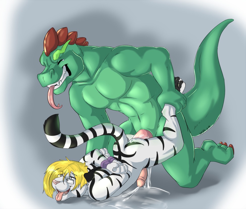 anal anal_penetration anthro bodily_fluids cum cum_while_penetrated cumshot digital_media_(artwork) dragon duo e621 ejaculation erection felid genital_fluids genitals hands-free interspecies looking_pleasured male male/male male_penetrated male_penetrating male_penetrating_male mammal mythological_creature mythological_scalie mythology orgasm pantherine penetration penis rika_(artist) scalie sex tail tiger