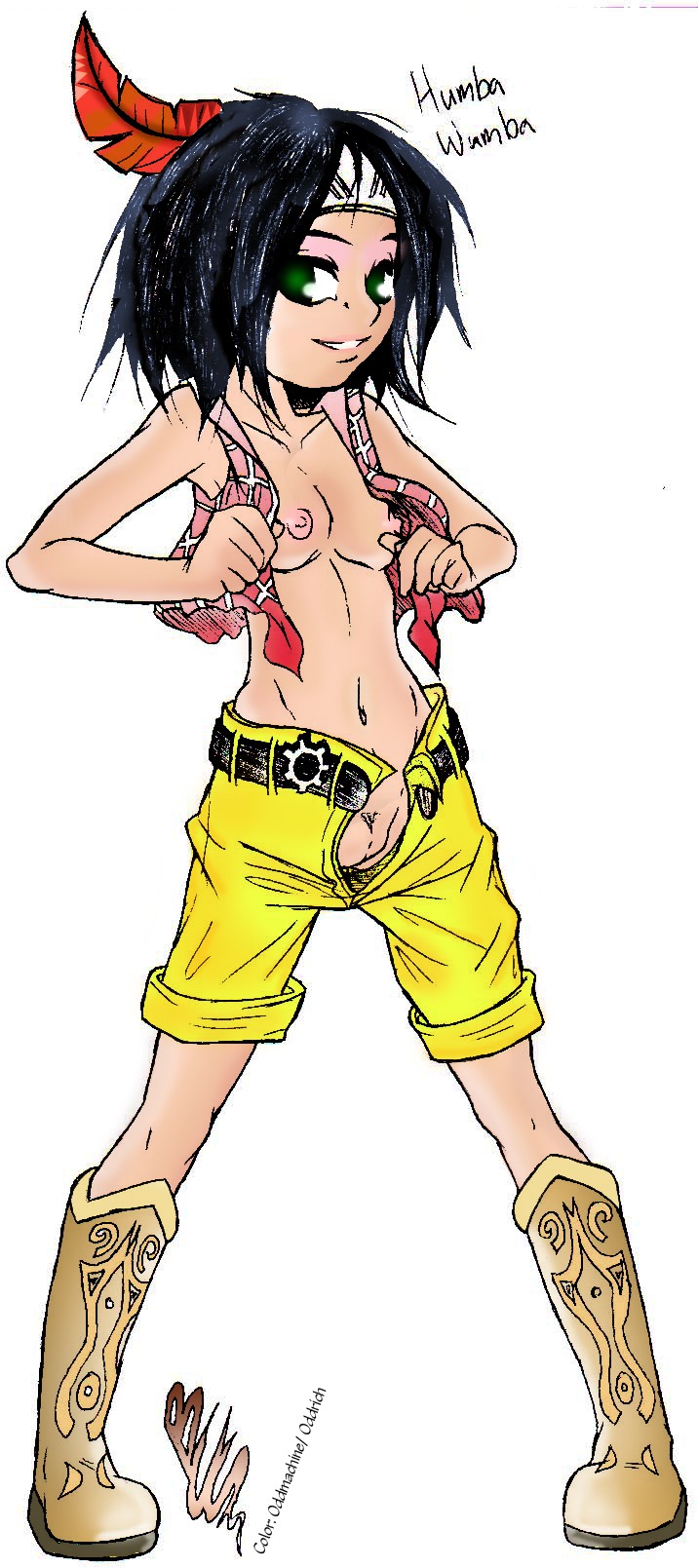 1girls banjo-kazooie banjo-kazooie_(nuts_&amp;_bolts) banjo-tooie bcs color female female_only hair human human_only humba_wumba humba_wumba_(nuts_&amp;_bolts) native_american rareware rule34 solo