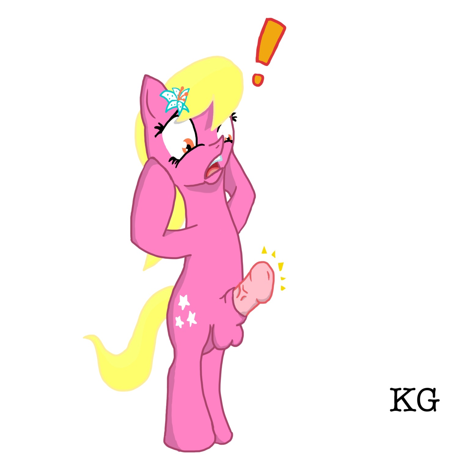 animal_genitalia animal_penis balls equine equine_penis friendship_is_magic furry futanari horsecock intersex kingg lily_valley_(mlp) my_little_pony penis rule34 straight_hair
