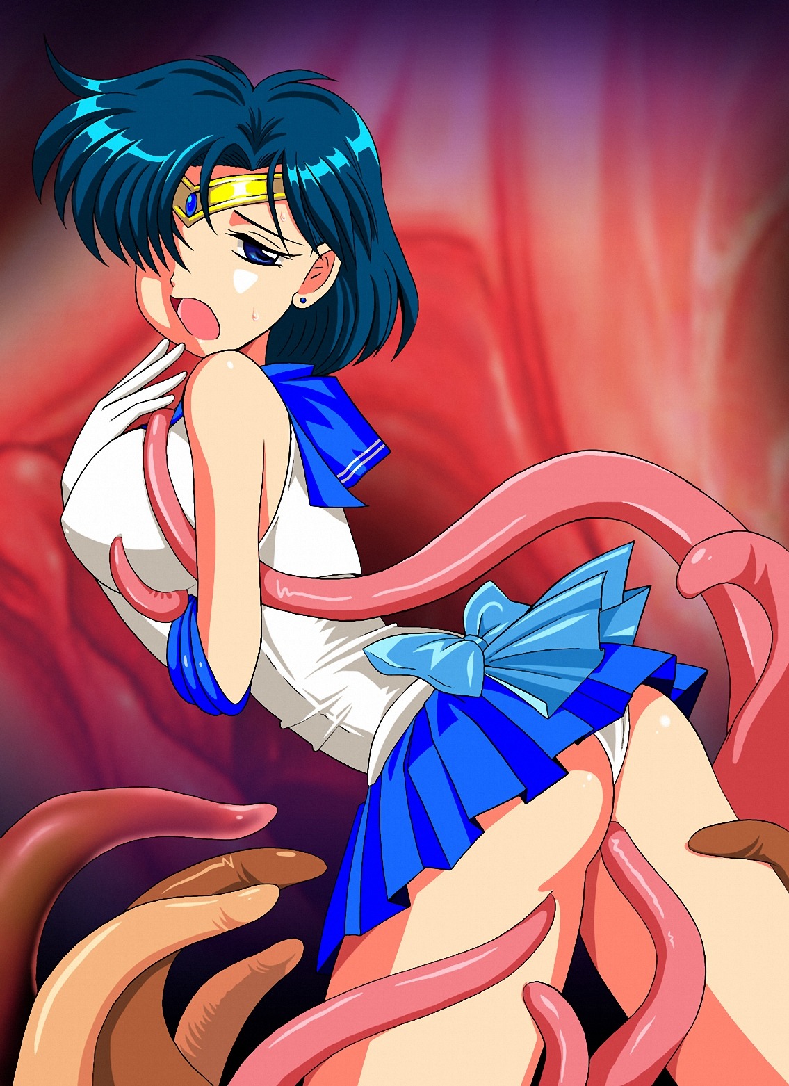 ami_mizuno bishoujo_senshi_sailor_moon blue_eyes blue_hair breasts choker clothing consensual_tentacles female highres human large_breasts open_mouth panties pirochi rule34 sailor_mercury sex short_hair skirt straight_hair tentacle uniform