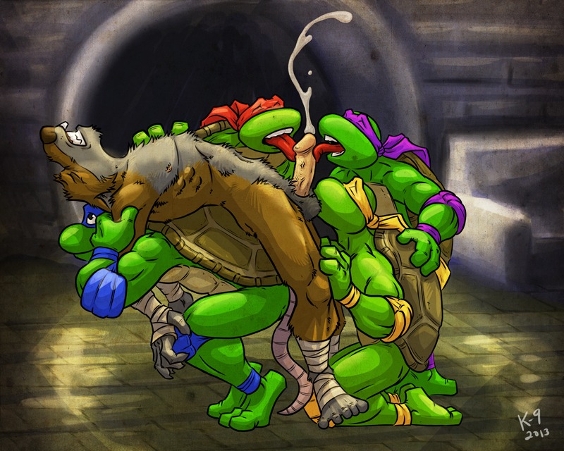2013 5:4 adopted_(lore) adopted_son_(lore) adoptive_father_(lore) animal_genitalia anthro arched_back ball_lick balls biceps bodily_fluids brother_(lore) brothers_(lore) brown_rat clenched_teeth cum cumshot donatello_(tmnt) e621 ejaculation erection eyes_closed fellatio fur gangbang genital_fluids genitals group group_sex humanoid_genitalia humanoid_penis indirect_incest_(lore) interspecies k-9 leonardo_(tmnt) licking lizard male male/male male_penetrated male_penetrating male_penetrating_male mammal mask master_splinter michelangelo_(tmnt) murid murine muscular ninja nipples nude oral orgasm pecs penetration penile penis pseudo_incest_(lore) raphael_(tmnt) rat reptile rodent scalie sex sheath sibling_(lore) tail teenage_mutant_ninja_turtles teeth tongue tongue_out turtle vein veiny_penis warrior