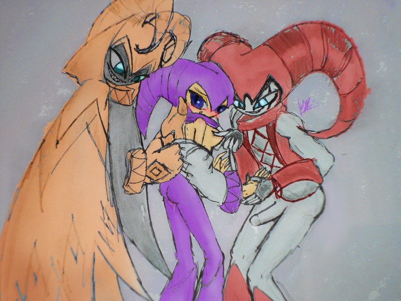 5_fingers breasts brown_eyes clothing cum exposed_breasts eyes female female_focus humanoid jackle male nights nights_into_dreams open_eyes penis png pussy pussy_juice pussy_juice_drip reala rule34 rule_63 sega standing teeth