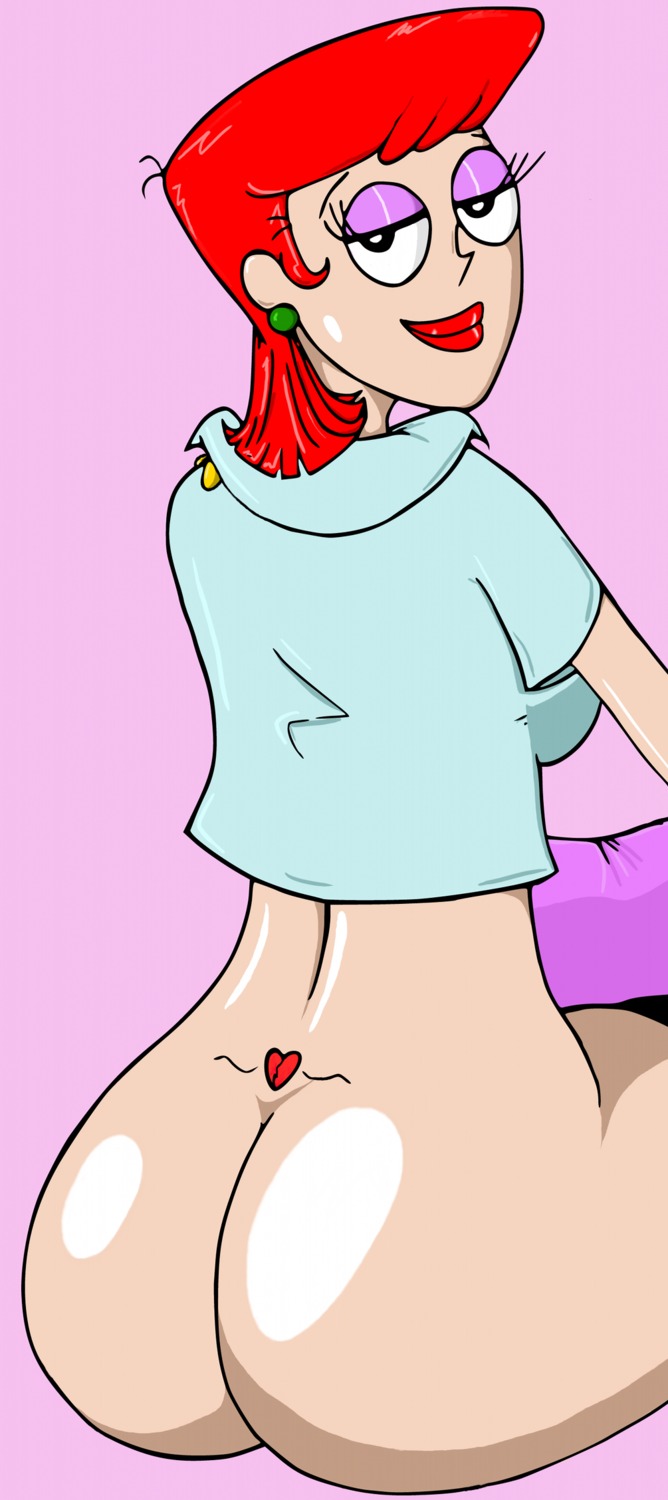 dexter's_laboratory dexter's_mom female female_only human rule34 solo straight_hair tagme