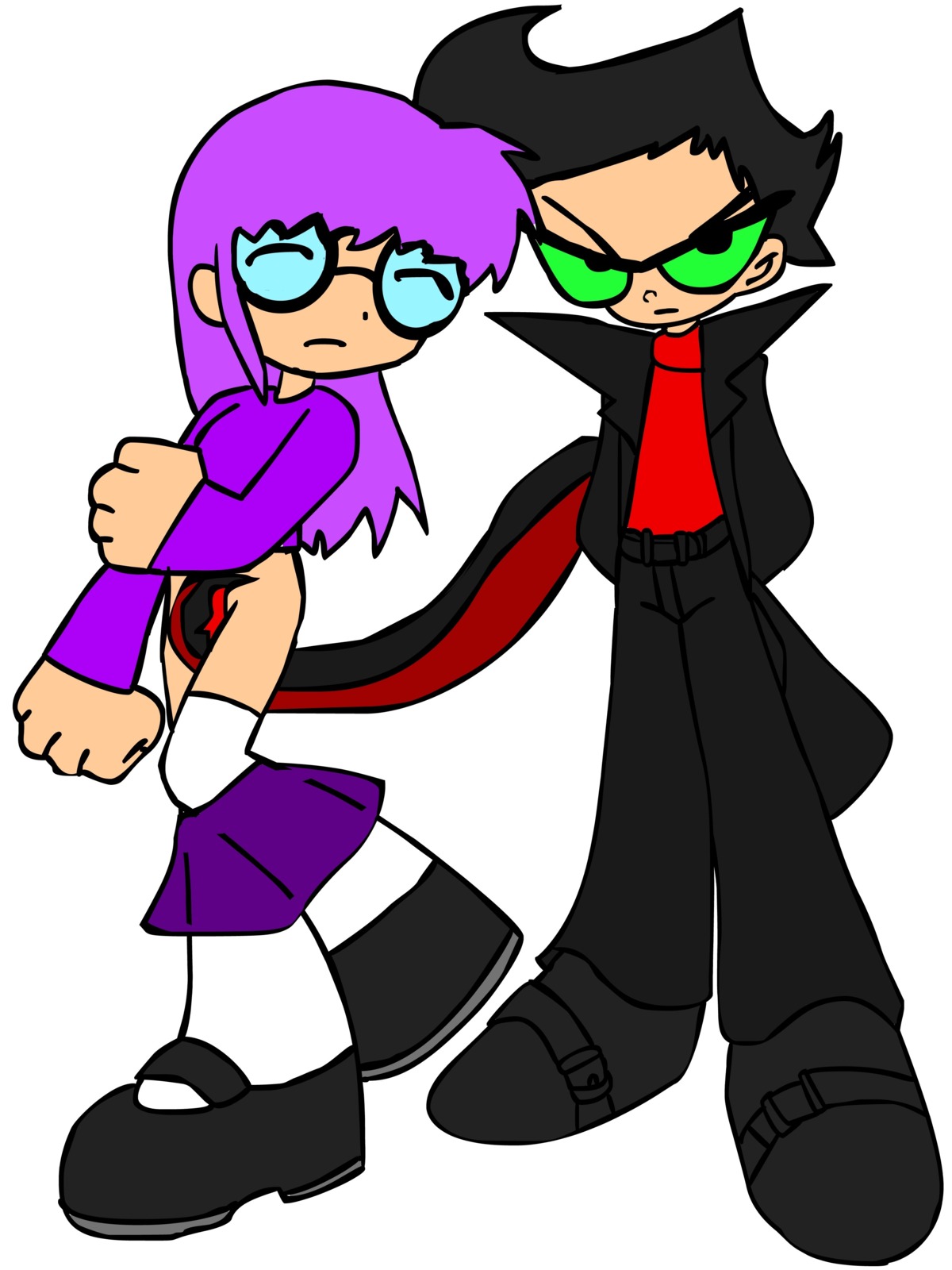 cartoon_network dogh female nergal_junior purple_hair rule34 tagme the_grim_adventures_of_billy_and_mandy