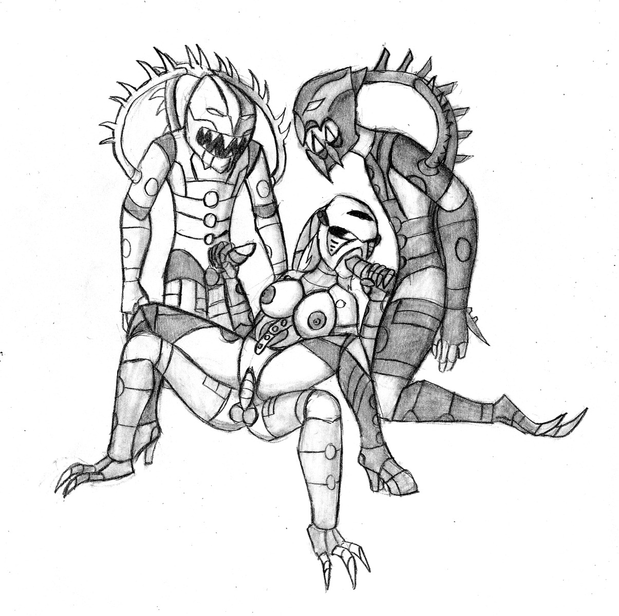bionicle darkness789 e621 erection fellatio female foursome genitals group group_sex hi_res lego male male/female moc monochrome not_furry oral oral_penetration penetration penile penis sex skakdi sucking threesome toa traditional_media_(artwork) vaginal vaginal_penetration vulva