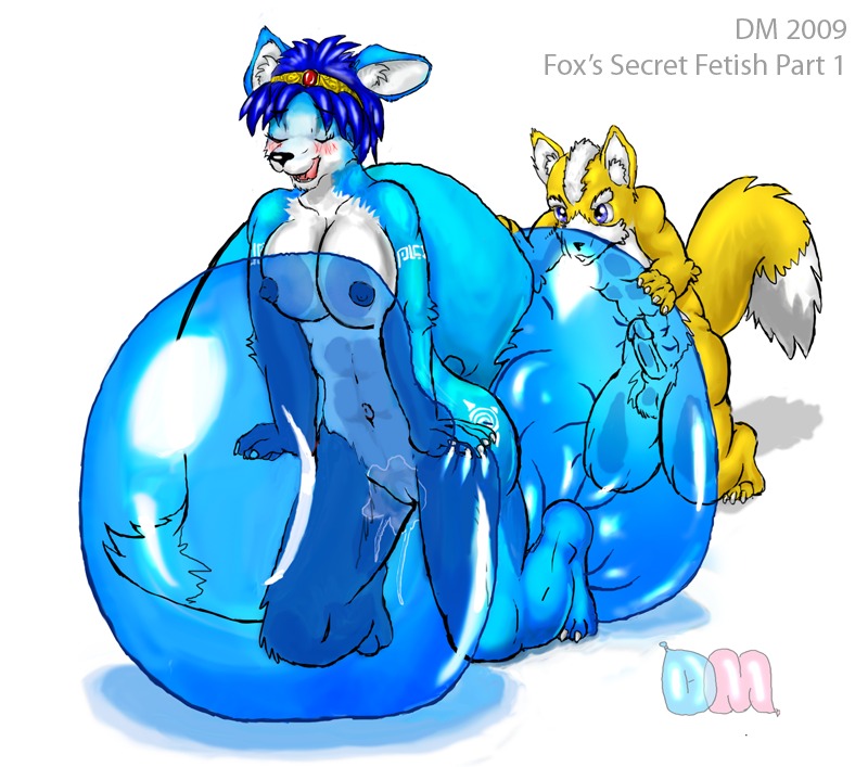 2009 5_fingers anthro anthro_on_anthro areola balloon balloon_between_legs balloon_fetish balloon_support balls between_legs big_breasts biped blue_body blue_fur blue_hair blush bodily_fluids breasts canid canine canon_couple digital_media_(artwork) dipstick_tail dm_dragon duo e621 ejaculation erect_nipples erection female fingers fox fox_mccloud fur genital_fluids genitals hair inflatable inflatable_ride inflatable_support inflated_balloon intraspecies krystal_(star_fox) male male/female mammal markings navel nintendo nipples nude object_between_legs on_balloon orgasm penis sex simple_background star_fox straddling tail tail_markings vaginal_fluids vaginal_squirting vulva white_background white_body white_fur