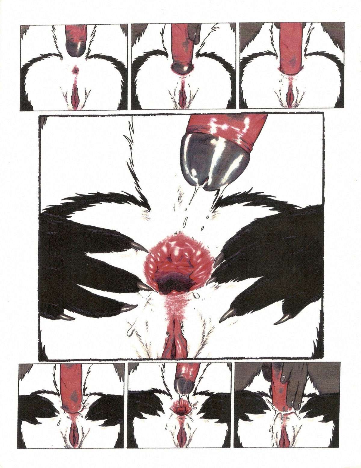 absurd_res anal anal_penetration anthro anus bodily_fluids butt circumcised comic cum cum_in_ass cum_inside duo e621 erection female female_penetrated gaping gaping_anus genital_fluids genitals hi_res humanoid_genitalia humanoid_penis james_m_hardiman lori_(jmh) male male/female male_penetrating male_penetrating_female mammal mephitid penetration penis raised_tail sex skunk spread_anus spread_butt spreading tail vulva