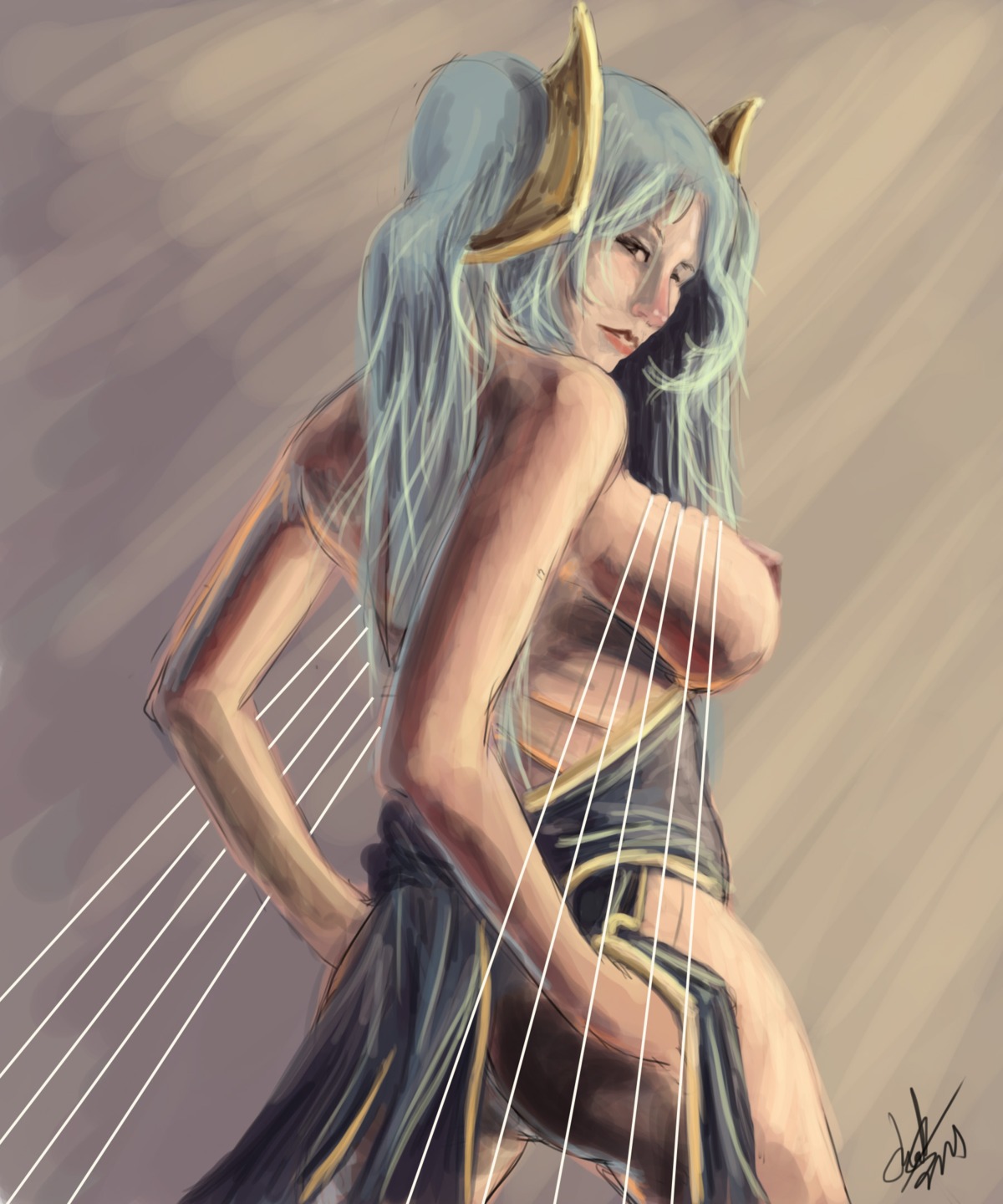 female league_of_legends rule34 sona_buvelle tagme
