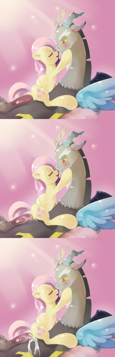 2013 absurd_res anus balls blush bodily_fluids chimera cum cum_in_vagina cum_inside cutie_mark discord_(mlp) draconequus duo e621 equid equine erection feathered_wings feathers female female_penetrated feral fluttershy_(mlp) friendship_is_magic fur genital_fluids genitals hair hasbro hi_res interspecies male male/female male_penetrating male_penetrating_female mammal my_little_pony mythological_creature mythological_equine mythology nude pegasus penetration penile penile_penetration penis penis_in_vagina pink_hair princess_hinghoi sex tail vaginal vaginal_penetration vulva wings yellow_body yellow_feathers yellow_fur