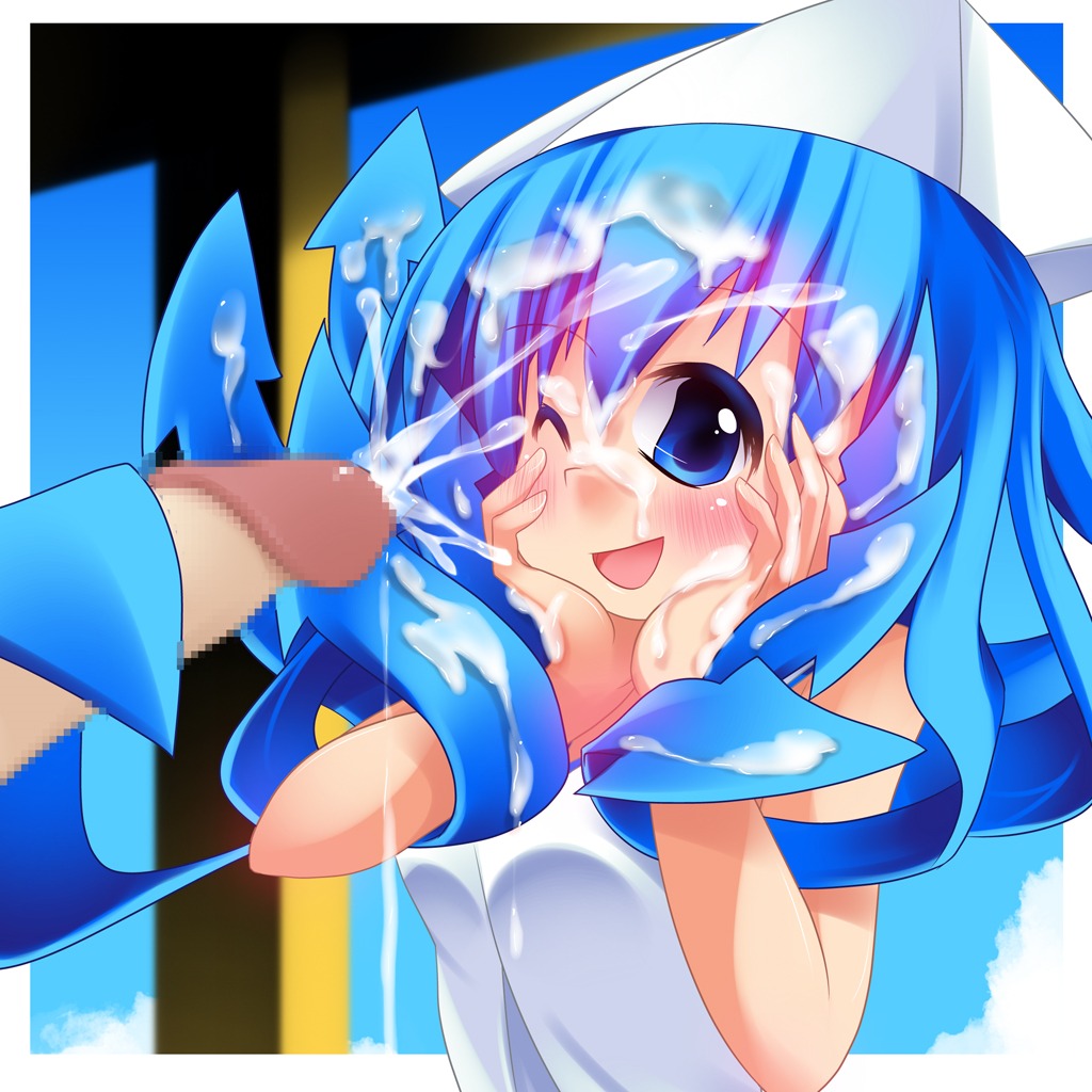 blue_hair female ikamusume rule34 shinryaku!_ikamusume tagme