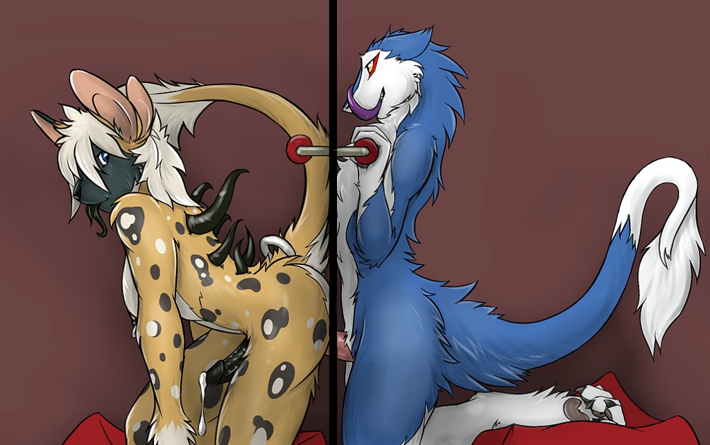 2012 amber_eyes anthro anthro_on_anthro anthro_penetrated anthro_penetrating anthro_penetrating_anthro bdsm black_nipples black_penis black_tongue blonde_hair blue_body blue_eyes blue_fur bodily_fluids bondage bound breasts butt chazcatrix cuddlemander cum cynnamin_(cynnamin) digital_media_(artwork) duo e621 erection fur furgonomic_piercing furgonomics genital_fluids genitals glory_hole gynomorph gynomorph/male gynomorph_penetrated hair intersex intersex/male intersex_penetrated kneeling licking licking_lips looking_back male male_penetrating male_penetrating_gynomorph male_penetrating_intersex mammal markus_(dowantanaccount) nipple_piercing nipples nude penetration penile penis piercing precum purple_tongue raised_tail self_lick sergal sex side_view simple_background spots tail tail_bondage tail_piercing tail_tied tongue tongue_out